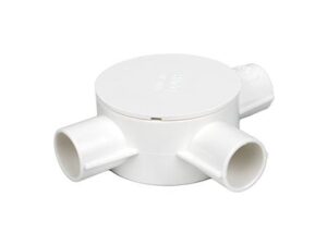 HACO กล่องพักสาย 3 ทาง รุ่น CB203 ขนาด 20 มม. สีขาว
